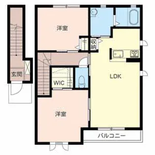 シャーメゾン今宿A【2階】の間取り