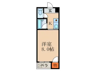 エルデ桃山【2階】の間取り