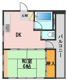 ハイム岡田【3階】の間取り