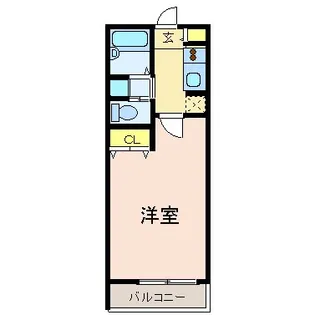 MONTBLANC大島 (モンブラン大島)【3階】の間取り