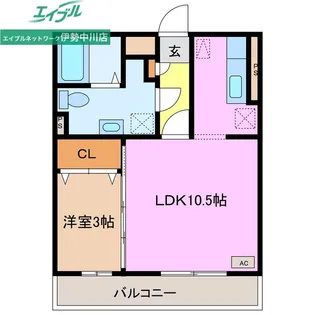 オーベルジュ【1階】の間取り