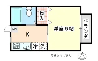 サンハイツナイトー【2階】の間取り