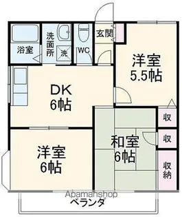 ファミールNaruse【2階】の間取り