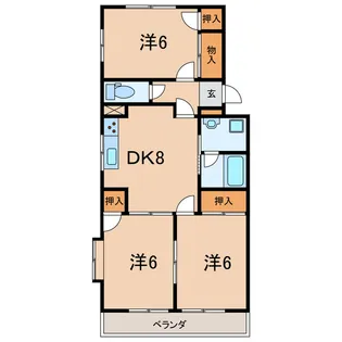 エスポワール(太田町)【1階】の間取り