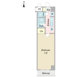YMK ROOM17【2階】の間取り