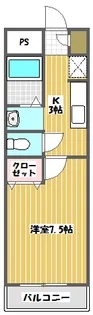 クレステージ柏【2階】の間取り