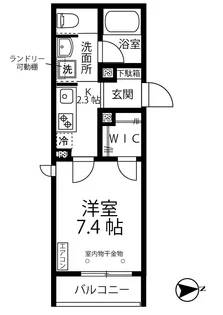 PHARE/ファーレ【1階】の間取り