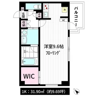 ザ・クレイン【3階】の間取り