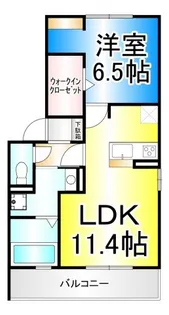 ラシュレ【1階】の間取り