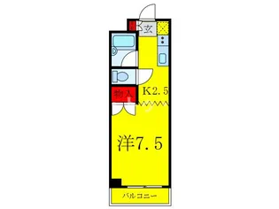 ザ・ゴールデンラビット【3階】の間取り