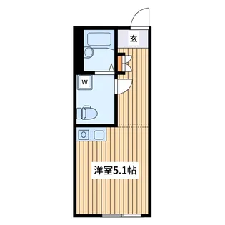 ミイサ ホシカワ【2階】の間取り