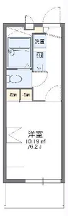 レオパレスパタータ【2階】の間取り