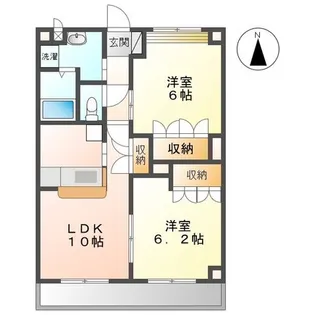 ベルステージ【2階】の間取り