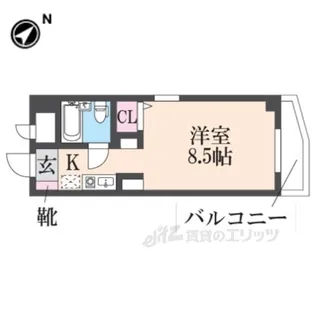 猪名寺パークマンション2【2階】の間取り