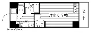 アネーロ北山【3階】の間取り
