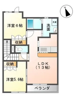 メゾン プロヴァンス【2階】の間取り