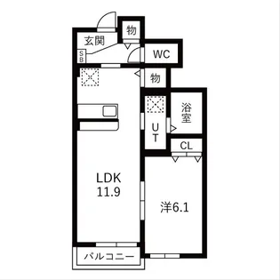 Calda famiglia【1階】の間取り