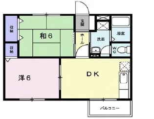 ニューエルディム亜希【2階】の間取り
