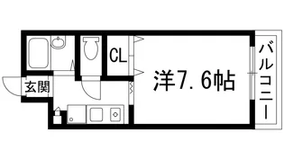 エディフィシオエスペランサ【2階】の間取り