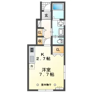 ステラート水沢【1階】の間取り