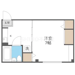 アースヒル大野【3階】の間取り