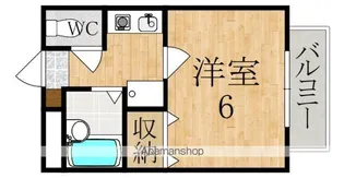 ラポール田井庄A棟【1階】の間取り
