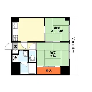 リヴァク栗東【3階】の間取り