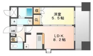 J・grace河原町【5階】の間取り