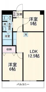 フユーグマンション【2階】の間取り