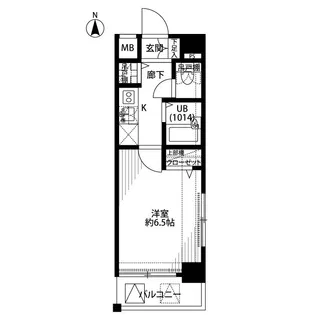 プレール・ドゥーク清澄白河【5階】の間取り