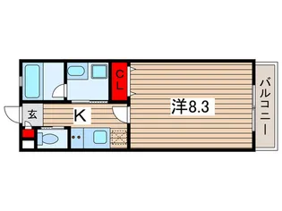 アフェット稲毛V【1階】の間取り