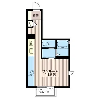メビュースタウンVIA【1階】の間取り