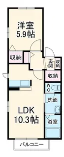 サンヒルズ【1階】の間取り