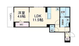 D Paina あざみ野II【3階】の間取り