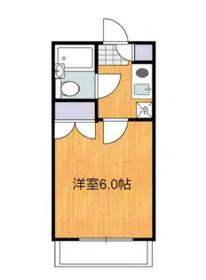 エスケーハイツ【2階】の間取り