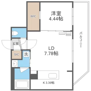 Villa Aura【3階】の間取り