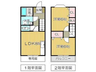 フォルゲイト【1階】の間取り