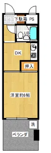 エスカイア千歳船橋【1階】の間取り