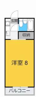 パレス清水【2階】の間取り