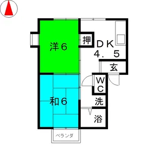 Cella House E【1階】の間取り