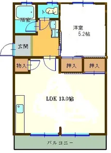 伊倉グランドハイツ【1階】の間取り