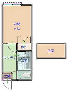 アーバンライフ大宮【2階】の間取り