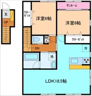 luce【2階】の間取り