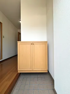 フラットあけぼの【1階】の玄関