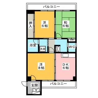 アクアポリスランドマーク2000【1階】の間取り