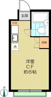 筑波マンション【1階】の間取り