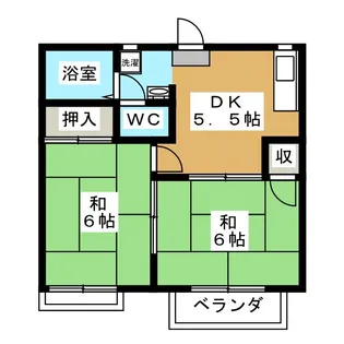 フォーブルばばB【1階】の間取り