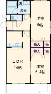 レジデンス緑ヶ丘【2階】の間取り