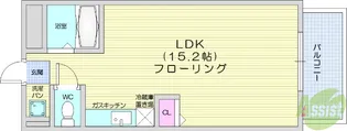 小松島アベニュー【4階】の間取り
