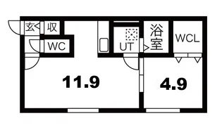 GAUDI(ガウディ)【1階】の間取り